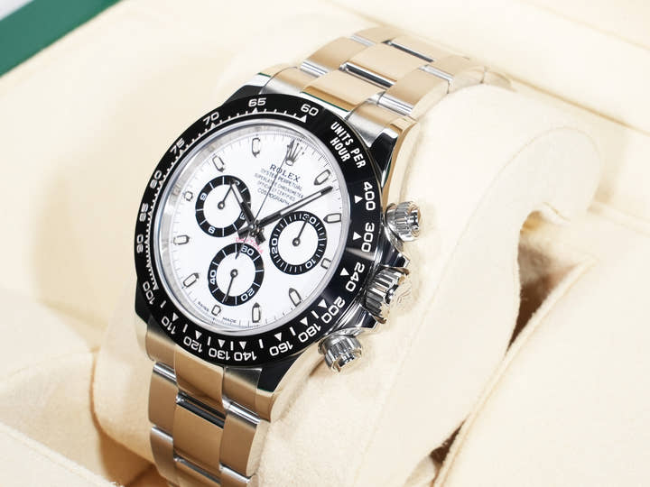 ロレックス デイトナ Ref.116500LN ステンレススチール ホワイト文字盤 美品 qg7nbadu