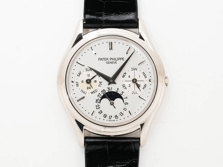 パテックフィリップ パーペチュアルカレンダー Ref.3940G-013 ホワイトゴールド シルバー文字盤 中古 8hk4g4b6