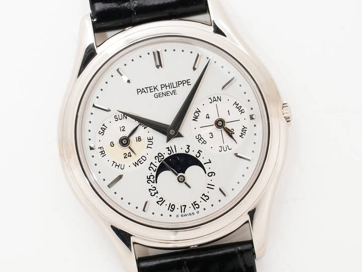 パテックフィリップ パーペチュアルカレンダー Ref.3940G-013 ホワイトゴールド シルバー文字盤 中古 8hk4g4b6