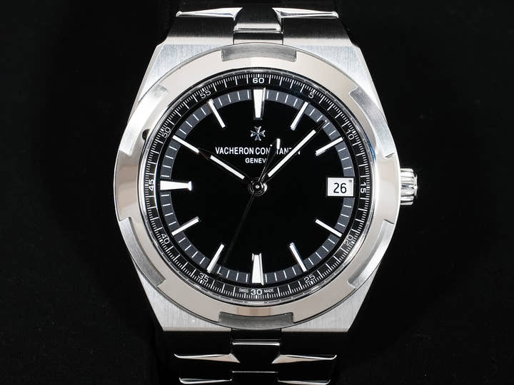 ヴァシュロンコンスタンタン オーヴァーシーズ Ref.4500V/110A-B483 ステンレススチール ブラック文字盤 美中古 6bucxexs