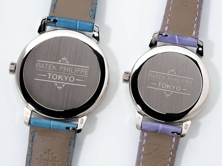 パテックフィリップ カラトラバ グランド エキシビジョン 東京2023 Ref.6127G-010/7127G-010 ホワイトゴールド ラックライトブルー(スカイブルー) ライラックトーン(パープル)文字盤 未使用 orc65du9