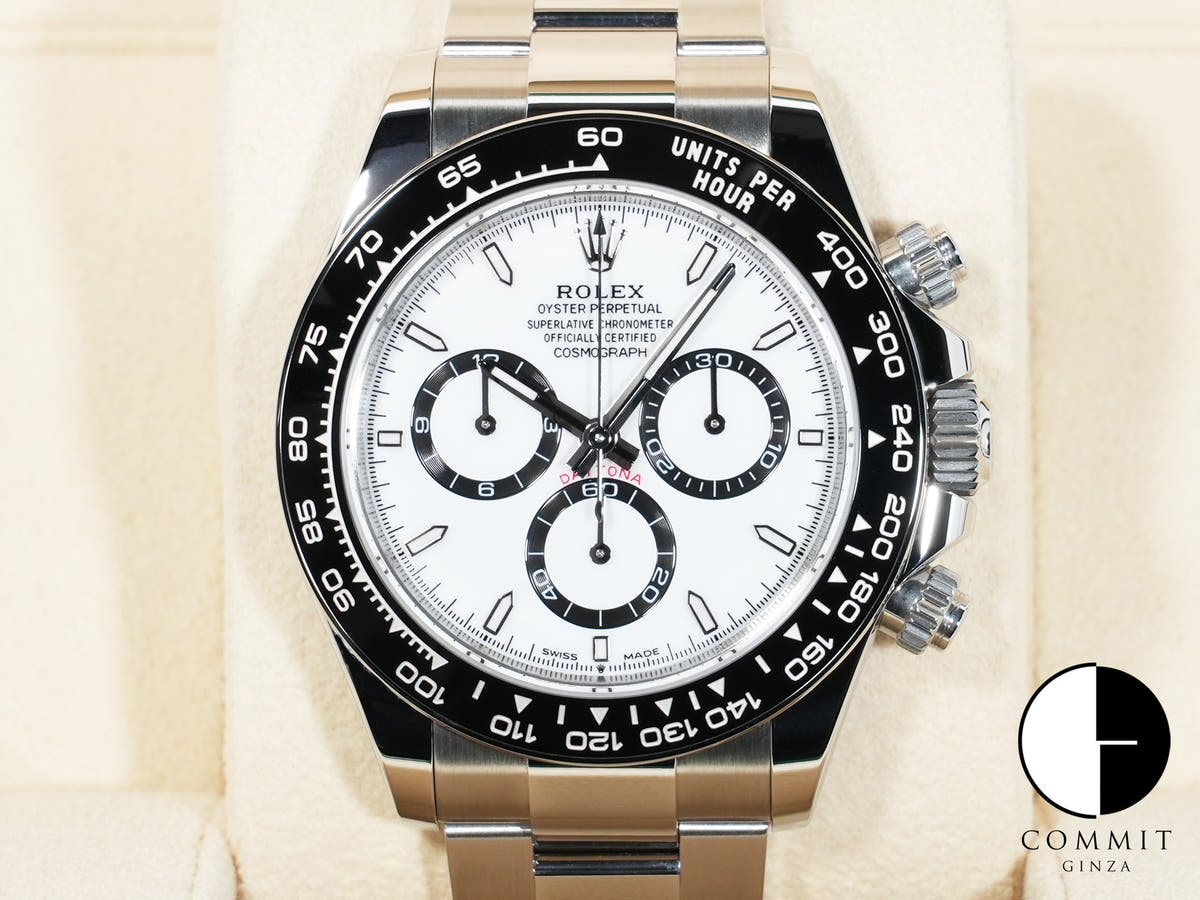 ロレックス デイトナ Ref.126500LN ステンレススチール ホワイト文字盤 極美品 pmq4957e
