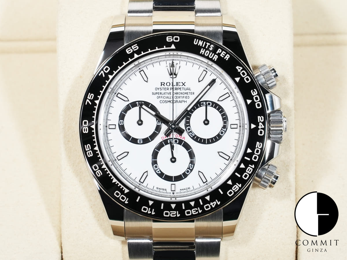 ロレックス デイトナ Ref.126500LN ステンレススチール ホワイト文字盤 美品 g3wq2pih