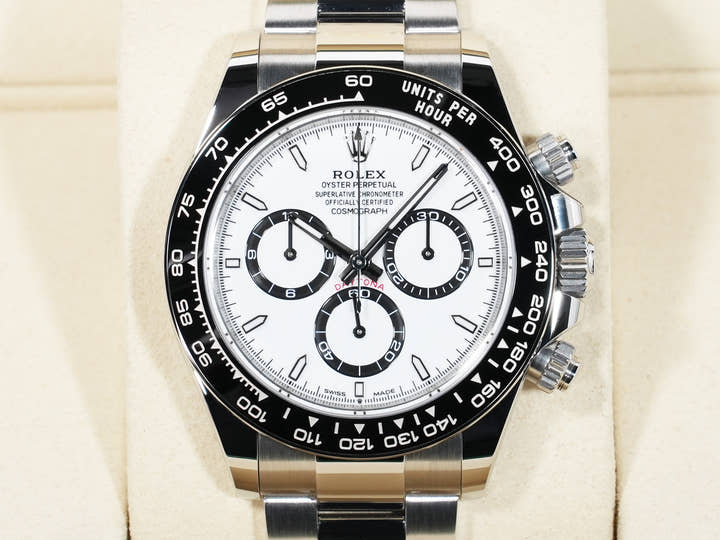ロレックス デイトナ Ref.126500LN ステンレススチール ホワイト文字盤 美品 g3wq2pih