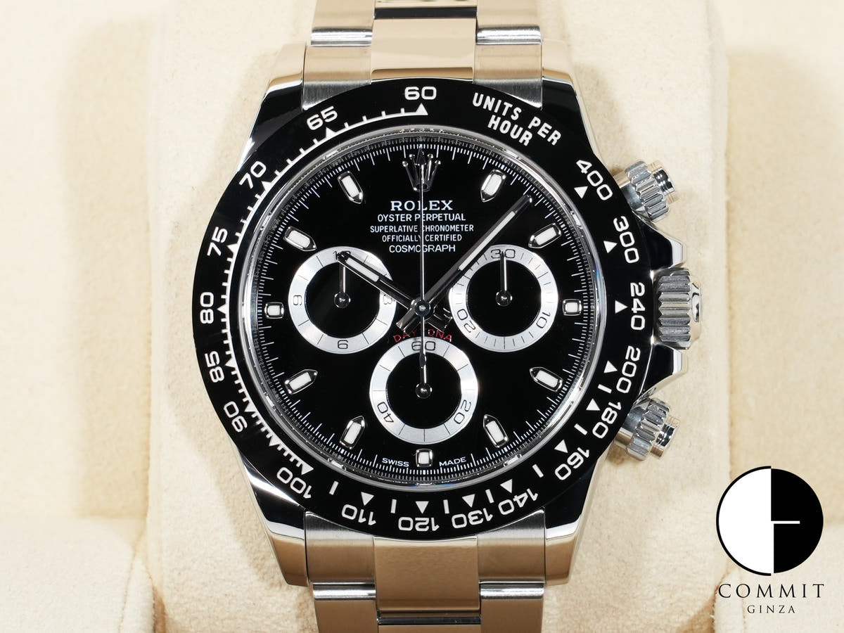 ロレックス デイトナ Ref.116500LN ステンレススチール ブラック文字盤 美品 iz46pnaj