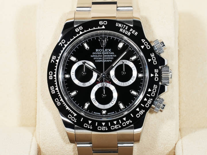 ロレックス デイトナ Ref.116500LN ステンレススチール ブラック文字盤 美品 iz46pnaj