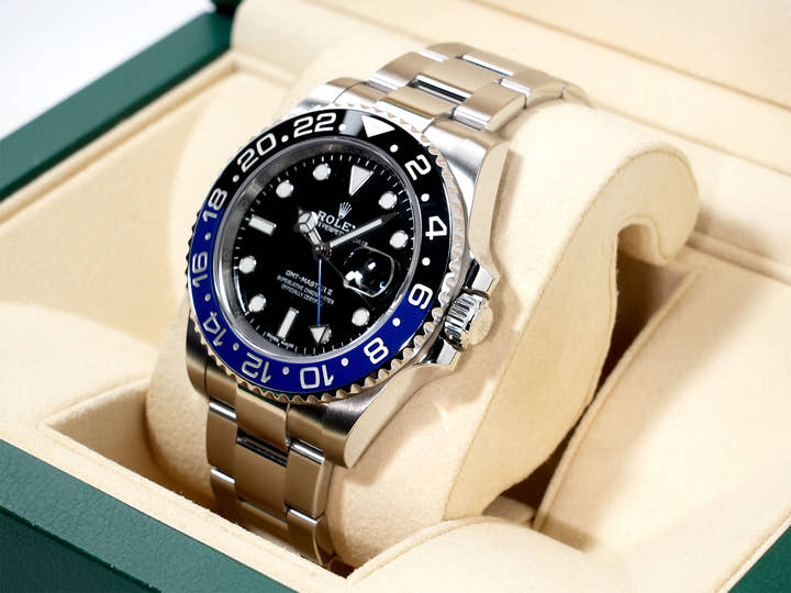 Rolex GMT-Master II Ref. 116710BLNR Stainless Steel Black Dial Oyster Bracelet Excellent Used 5kuin67w