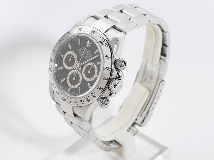 ロレックス デイトナ エルプリメロ Ref.16520 ステンレススチール ブラック文字盤 美中古 6fsn63um