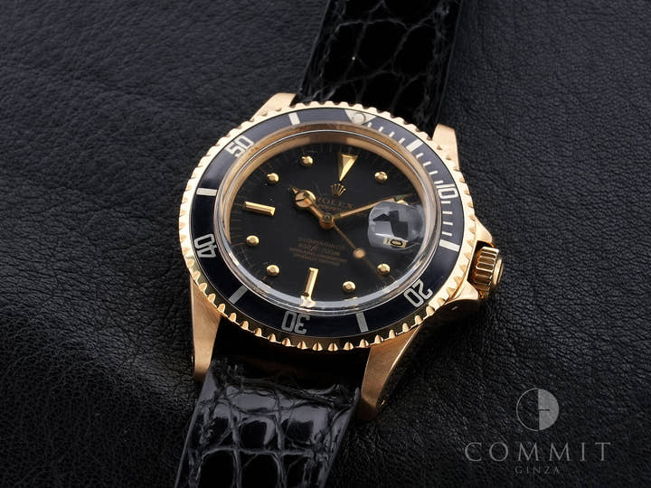 ロレックス サブマリーナー デイト Ref.1680/8 イエローゴールド ブラック文字盤 中古 w9qsbj9e