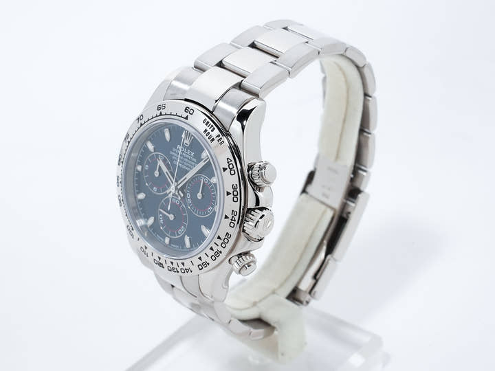 ロレックス デイトナ Ref.116509 ホワイトゴールド ブルー文字盤 美中古 p6urjww2