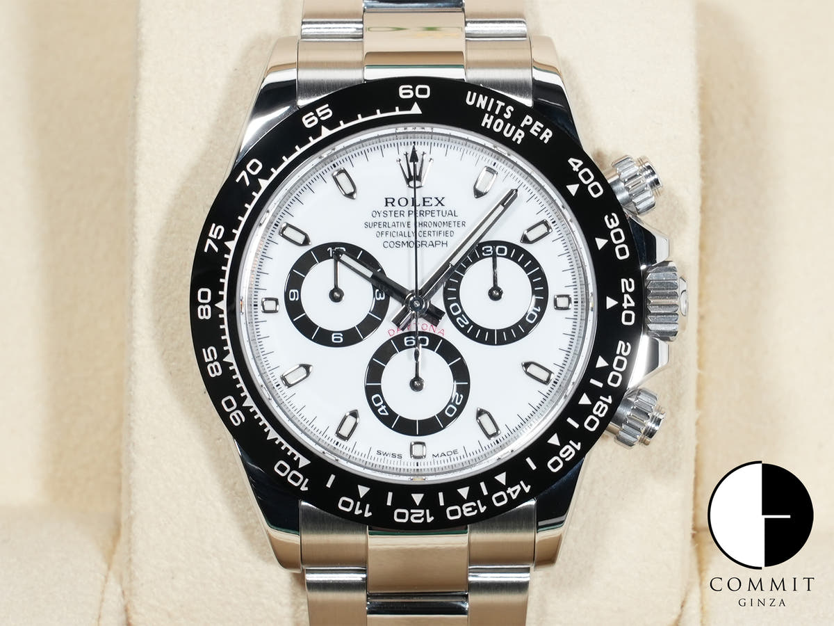 Rolex Daytona Ref. 116500LN Stainless Steel White Dial Excellent Used Condition umvfuuby