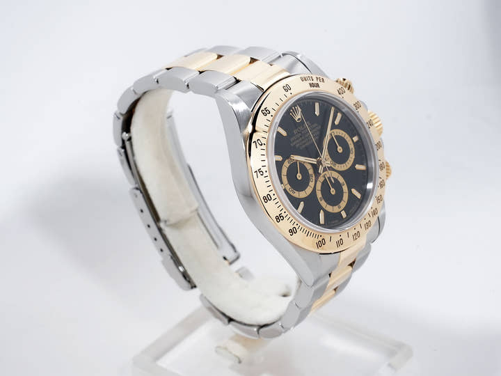 Rolex Daytona El Primero Ref.16523 Stainless Steel/Yellow Gold Black Dial Excellent Used Condition i7ofh65r