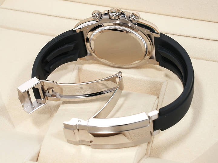 ロレックス デイトナ Ref.126519LN ホワイトゴールド ブライトブラックxスチール文字盤 美品 oaex5eg8