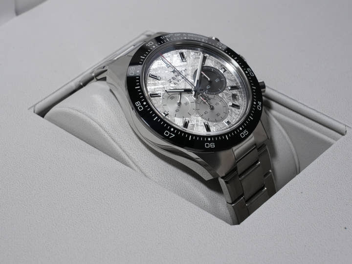 ゼニス クロノマスタースポーツ Ref.03.3120.3600/76.M3100 ステンレススチール メテオライト文字盤 未使用 4z3ihook