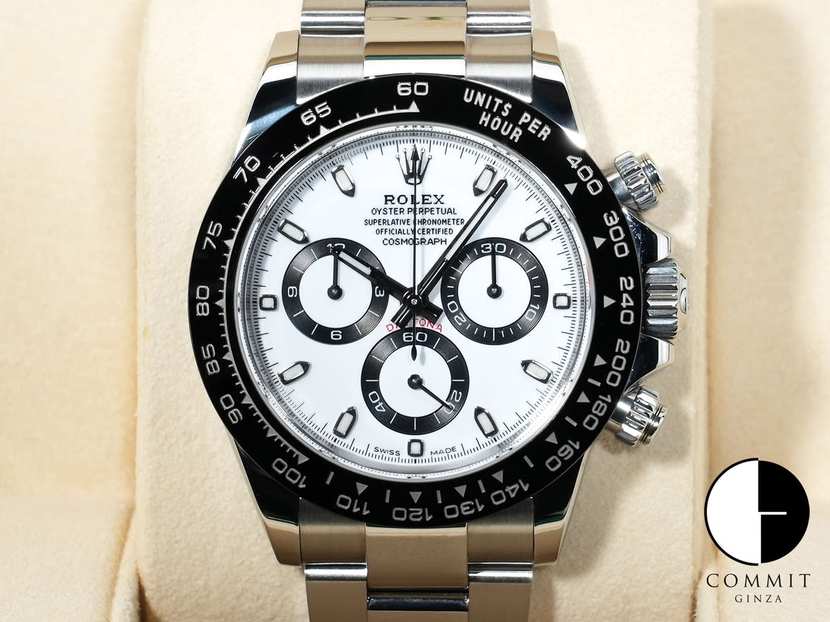 ロレックス デイトナ Ref.116500LN ステンレススチール ホワイト文字盤 中古 qbck62ri