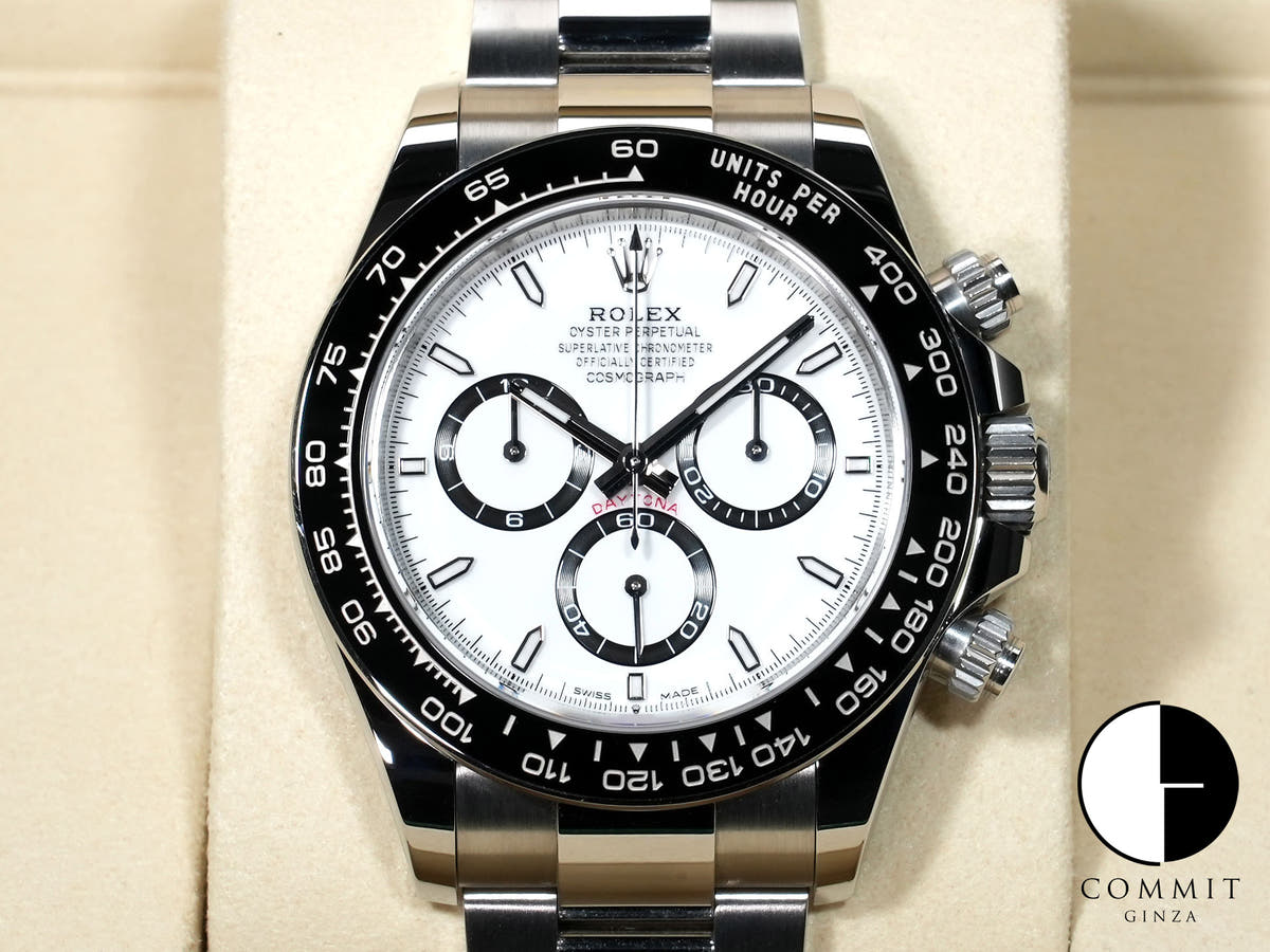 ロレックス デイトナ Ref.126500LN ステンレススチール ホワイト文字盤 中古 hfbre39w