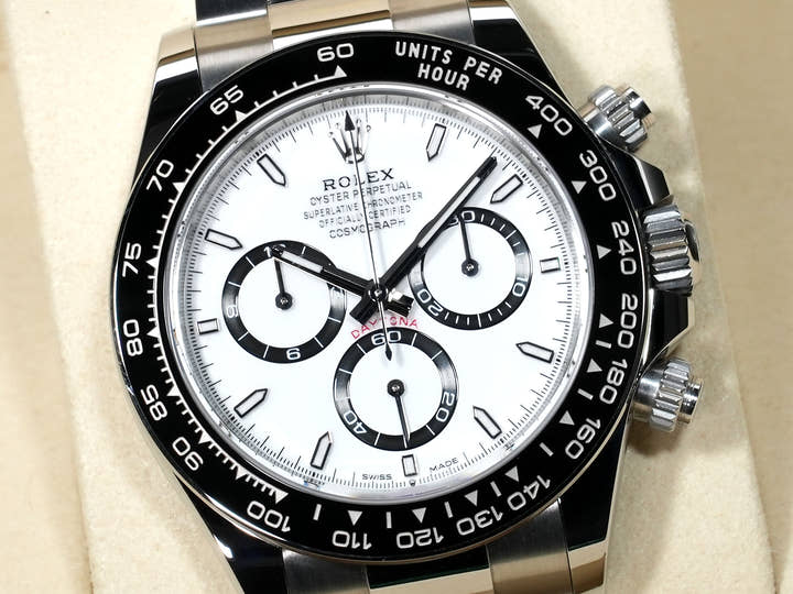 ロレックス デイトナ Ref.126500LN ステンレススチール ホワイト文字盤 中古 hfbre39w