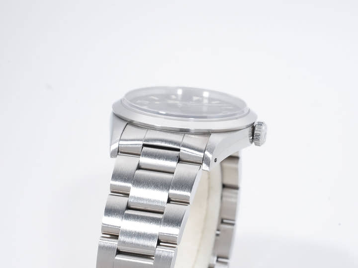 Rolex Explorer I Ref. 14270 Stainless Steel Black Dial Oyster Bracelet Excellent Used Condition nt84how7