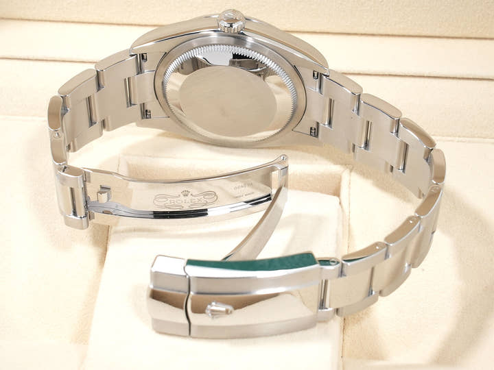 Rolex Datejust 36 Ref. 126200 Stainless Steel Bright Blue Dial Oyster Bracelet Excellent Used 3a6inkio