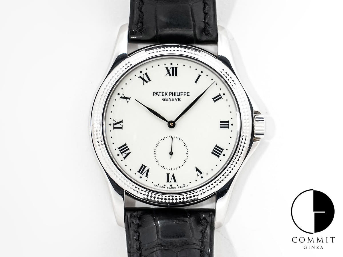 Patek Philippe Calatrava Ref. 5115G-001 White Gold Enamel Dial Used crauffgm