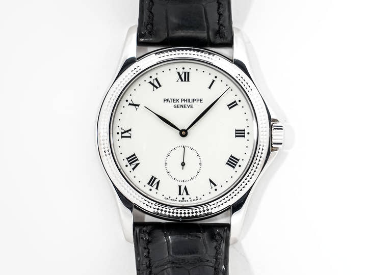 Patek Philippe Calatrava Ref. 5115G-001 White Gold Enamel Dial Used crauffgm
