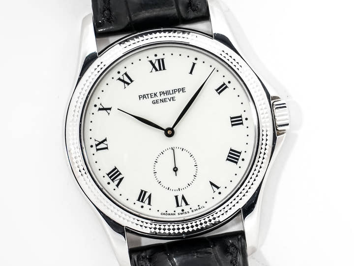 Patek Philippe Calatrava Ref. 5115G-001 White Gold Enamel Dial Used crauffgm