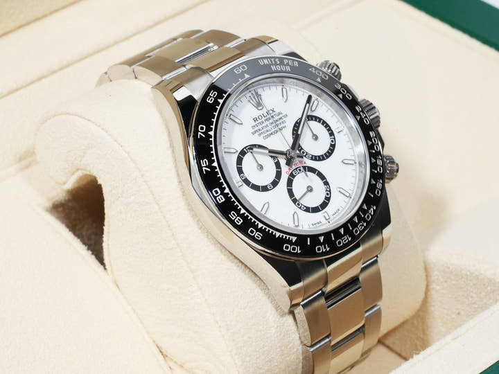 ロレックス デイトナ Ref.126500LN ステンレススチール ホワイト文字盤 美中古 72u7wd3m