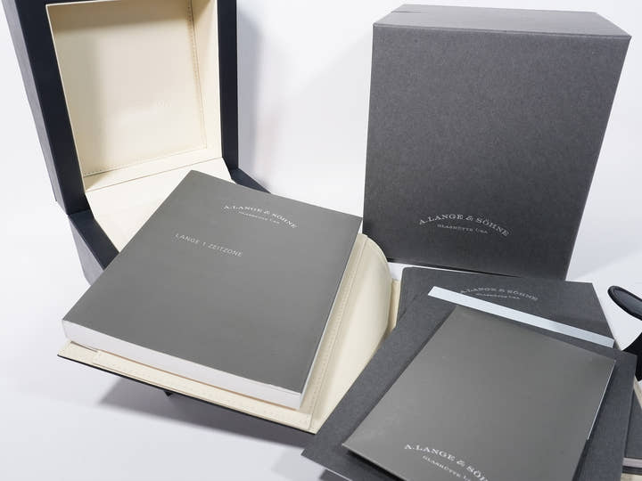 A.ランゲ&ゾーネ ランゲ1 タイムゾーン Ref.136.029 ホワイトゴールド ブラック文字盤 美中古 osdb5vg7