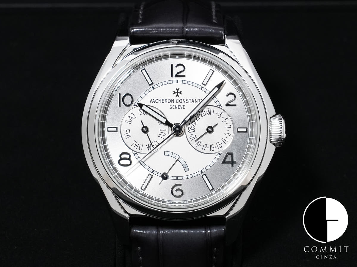 Vacheron Constantin FiftySix Day/Date Ref.4400E/000A-B437 Stainless Steel Silver Dial Used p35uuov9