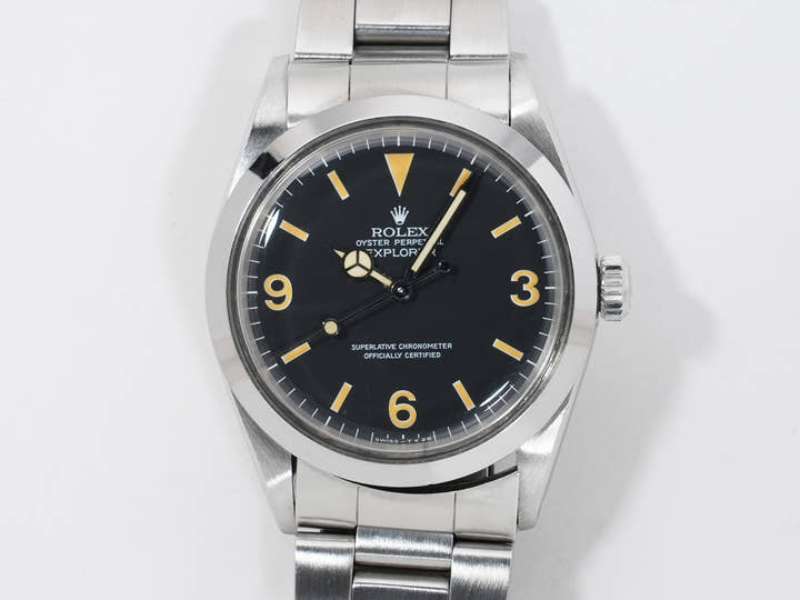 ロレックス エクスプローラーI Ref.1016 ステンレススチール ブラック文字盤 中古 oevt5bc8