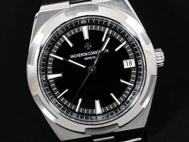 ヴァシュロンコンスタンタン オーヴァーシーズ Ref.4500V/110A-B483 ステンレススチール ブラック文字盤 中古 h8g8dfjq