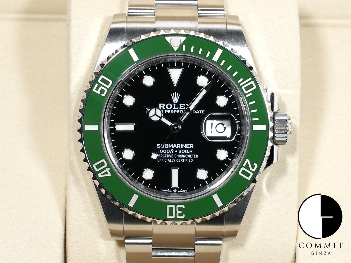 ロレックス サブマリーナー デイト Ref.126610LV ステンレススチール ブラック文字盤 美中古 wesykskz