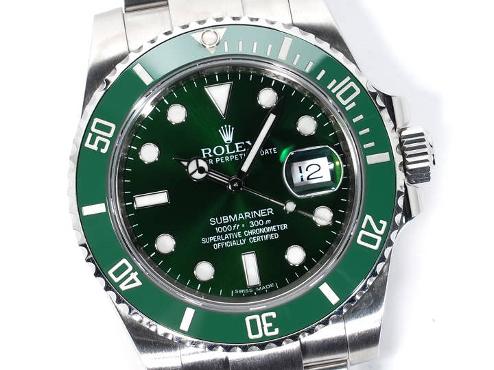 ロレックス サブマリーナー デイト Ref.116610LV ステンレススチール グリーン文字盤 中古 7wvqzm9x