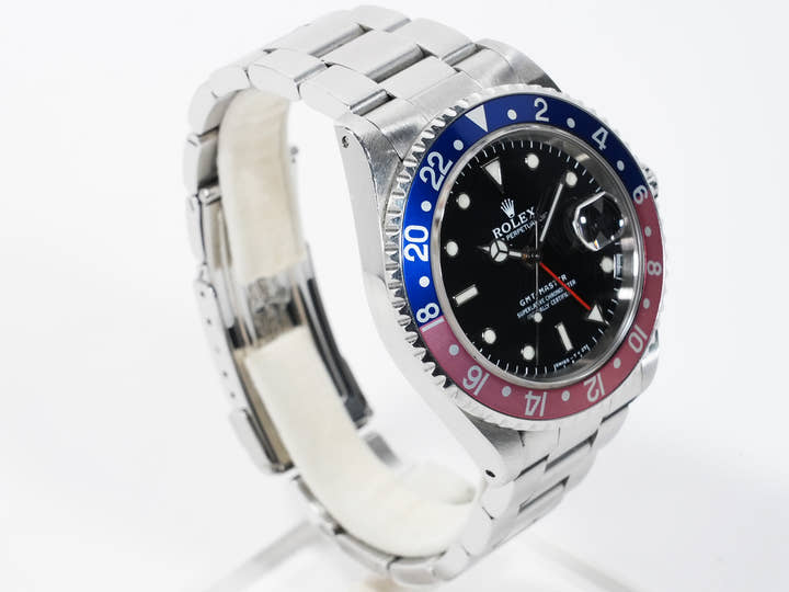 ロレックス GMTマスター Ref.16700 ステンレススチール ブラック文字盤 オイスターブレスレット 中古 4bmcza3q