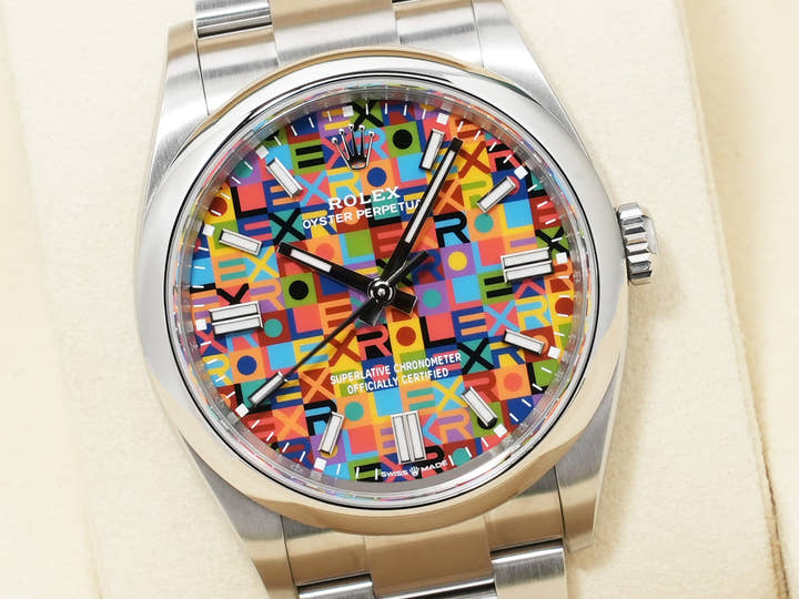 Rolex Oyster Perpetual 36 Ref. 126000 Stainless Steel Jubilee Motif Dial Unused zky8thjh