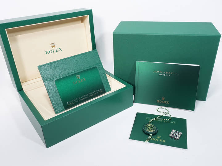 ROLEX Datejust 41 Ref. 126334 Stainless Steel/White Gold Black Dial Jubilee Bracelet Unused vkeatgs2