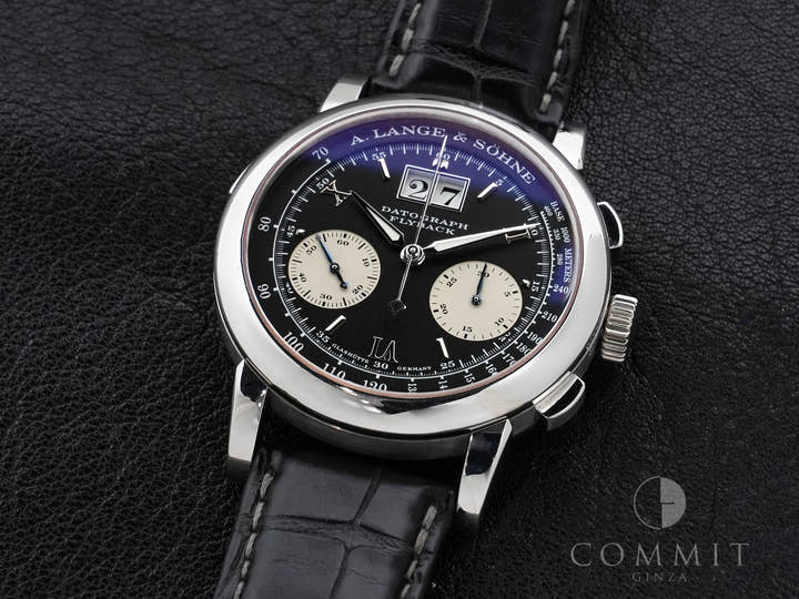 A. Lange & Söhne Datograph Ref. 403.035 Platinum Black Dial Excellent Pre-owned r3fjuqv3