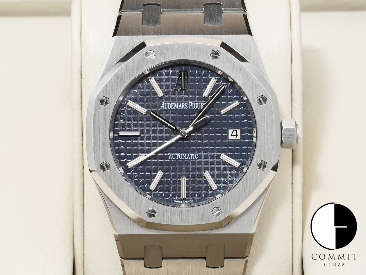 Audemars Piguet Royal Oak Ref.15300ST.OO.1220ST.02 Stainless Steel Blue Dial Excellent Used rzzpksay