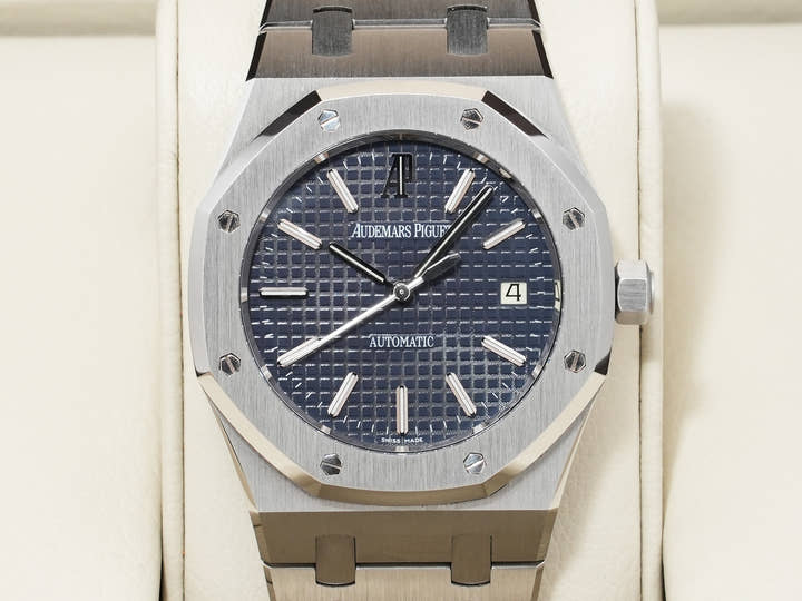Audemars Piguet Royal Oak Ref.15300ST.OO.1220ST.02 Stainless Steel Blue Dial Excellent Used rzzpksay