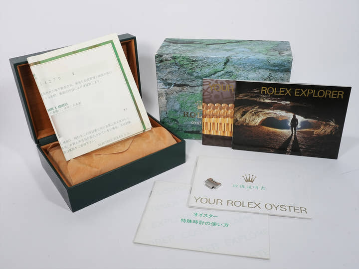 Rolex Explorer I Ref. 14270 Stainless Steel Black Dial Oyster Bracelet Used xq52jogz