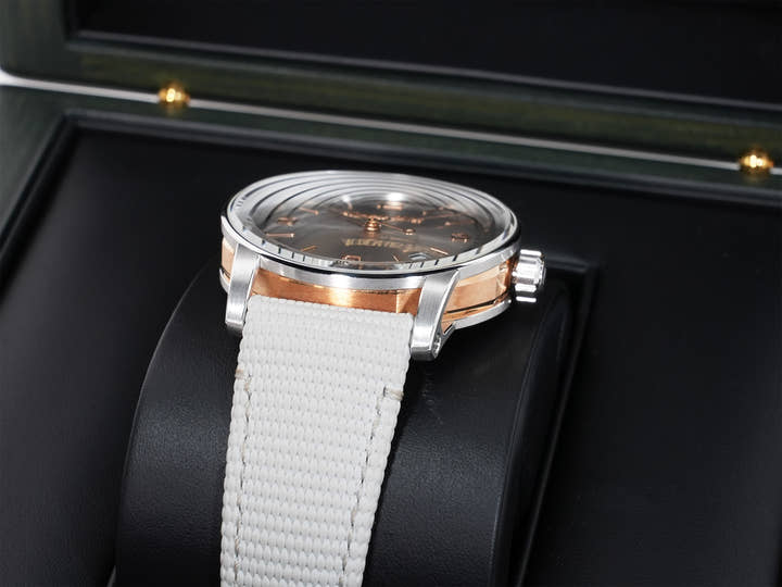 AUDEMARS PIGUET CODE 11.59 by Audemars Piguet Ref. 15210CR.OO.A008KB.01 White Gold/Pink Gold Gray Lacquer Dial Excellent Condition kf3nzaxb