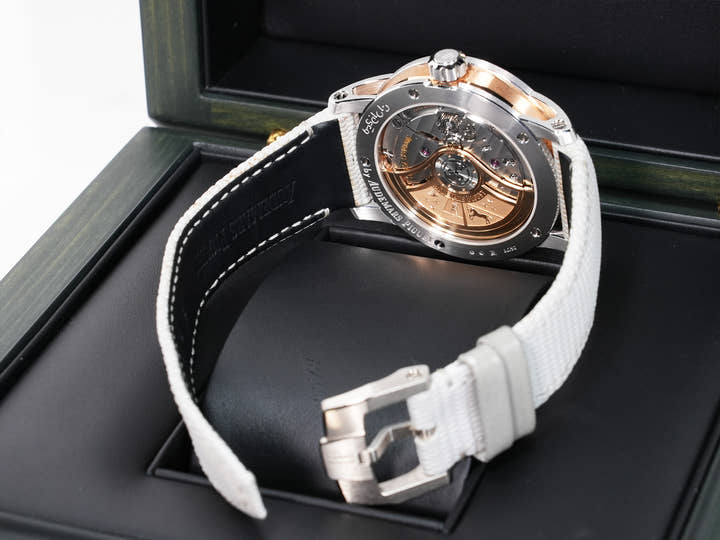 AUDEMARS PIGUET CODE 11.59 by Audemars Piguet Ref. 15210CR.OO.A008KB.01 White Gold/Pink Gold Gray Lacquer Dial Excellent Condition kf3nzaxb