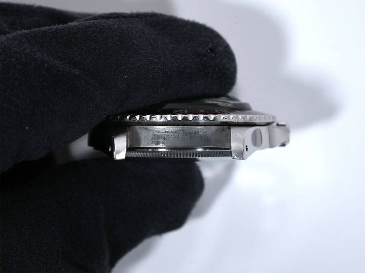 ロレックス GMTマスター Ref.1675 ステンレススチール ブラック文字盤 オイスターブレスレット 中古 m24gytaj