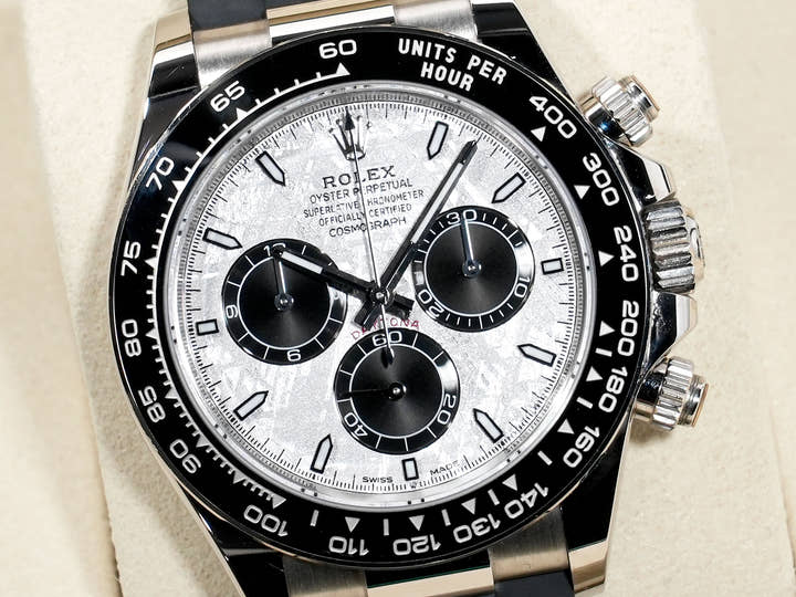 Rolex Daytona Ref. 126519LN White Gold Meteorite Dial Excellent Used Condition hokpi4p4