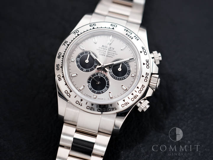 Rolex Daytona Ref. 116509 White Gold Steel x Black Dial Excellent Condition aqqe4fbm