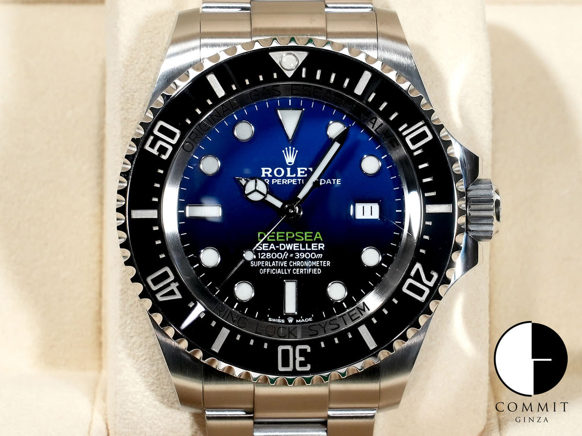 ロレックス シードゥエラー ディープシー Ref.126660 ステンレススチール D-BLUE文字盤 美中古 7x7kt6m3