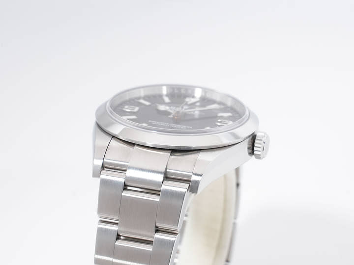 ロレックス エクスプローラー36 Ref.124270 ステンレススチール ブラック文字盤 オイスターブレスレット 中古 mze26c6i