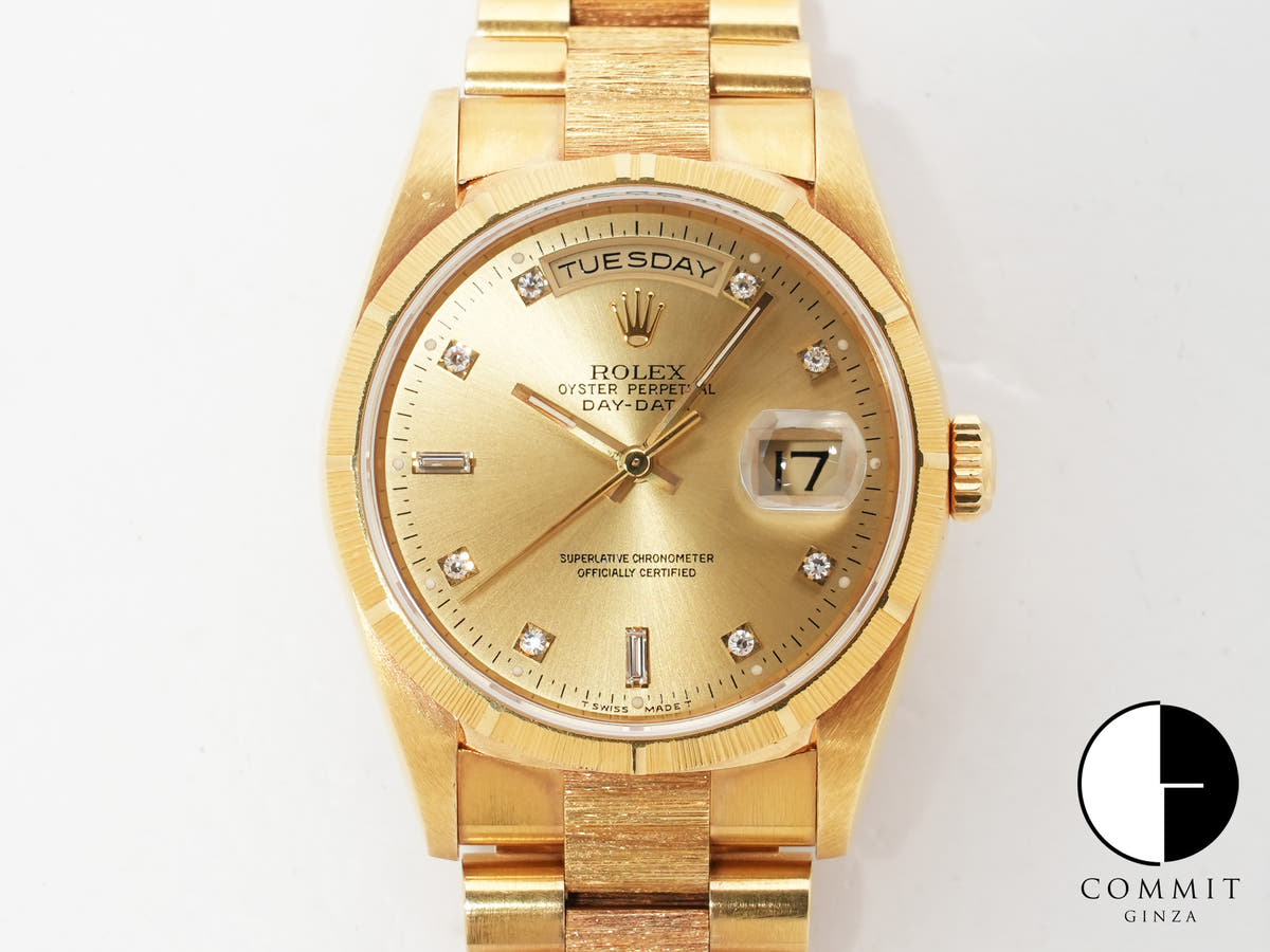 ロレックス デイデイト Ref.18248A イエローゴールド シャンパンゴールド文字盤 中古 cuqep9ue