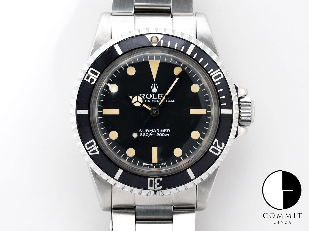 Rolex Submariner Ref. 5513 Stainless Steel Black Dial Used rbm8as6x
