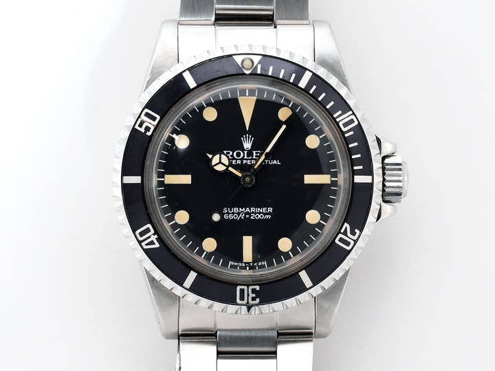 Rolex Submariner Ref. 5513 Stainless Steel Black Dial Used rbm8as6x